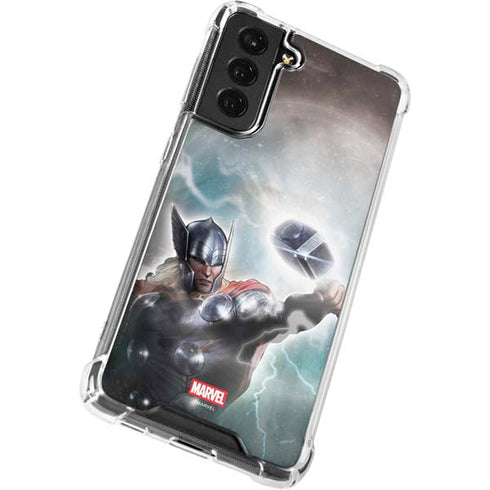 Marvel Thor Mighty Thor Galaxy S21 FE Clear Case